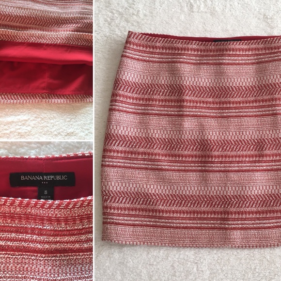 Banana Republic Dresses & Skirts - Banana Republic Size 8 Textured Woven Short Skirt